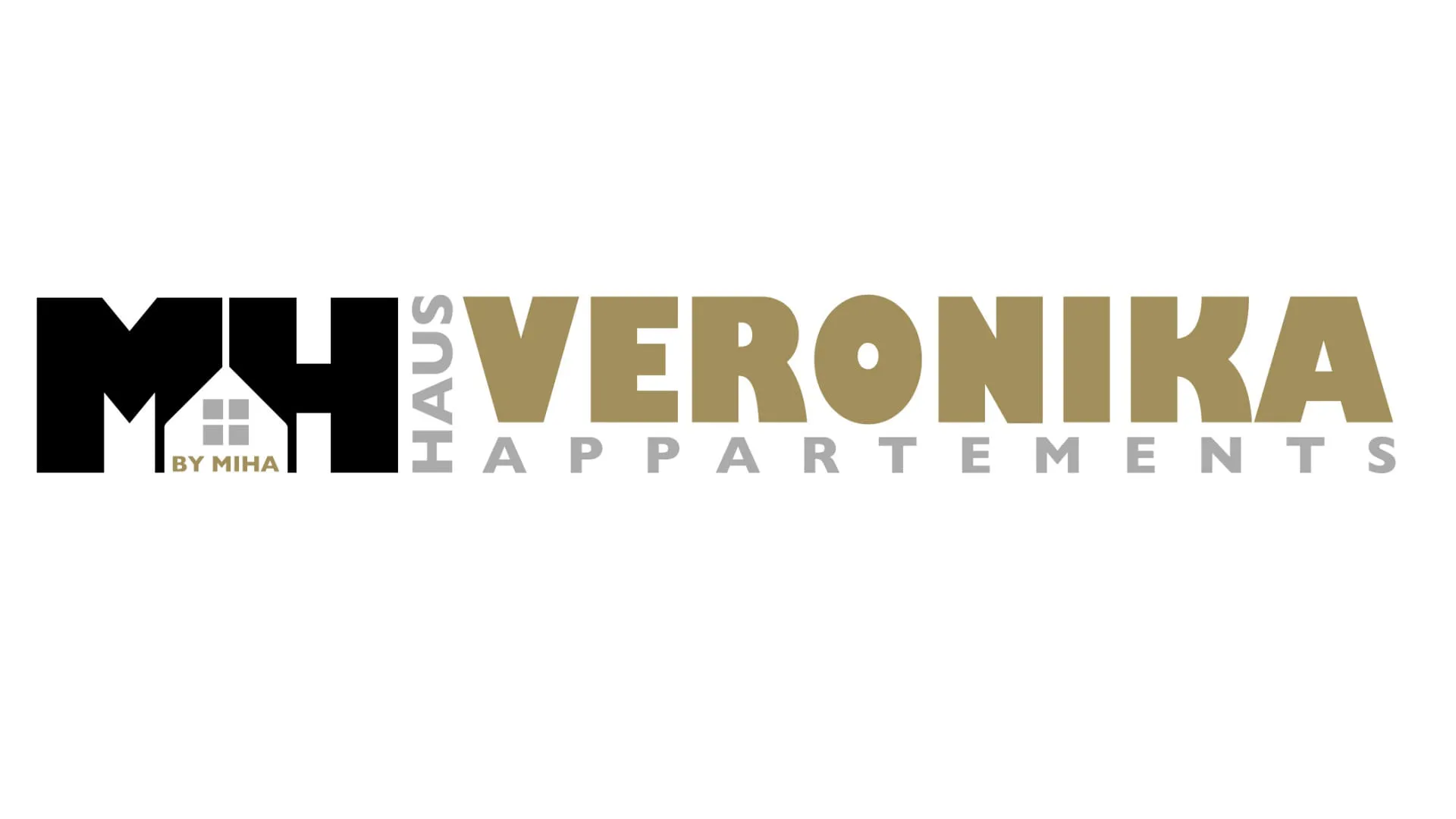 Logo von Haus Veronika mit Schriftzug und Haussymbol